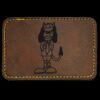 Faux Leather Engravable Patch - Round-Corner Rectangular Thumbnail