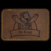 Faux Leather Engravable Patch - Round-Corner Rectangular Thumbnail