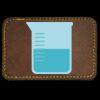 Faux Leather Engravable Patch - Round-Corner Rectangular Thumbnail