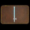 Faux Leather Engravable Patch - Round-Corner Rectangular Thumbnail