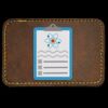 Faux Leather Engravable Patch - Round-Corner Rectangular Thumbnail