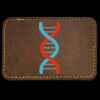 Faux Leather Engravable Patch - Round-Corner Rectangular Thumbnail