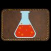 Faux Leather Engravable Patch - Round-Corner Rectangular Thumbnail