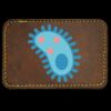 Faux Leather Engravable Patch - Round-Corner Rectangular Thumbnail