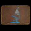 Faux Leather Engravable Patch - Round-Corner Rectangular Thumbnail