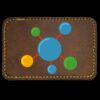 Faux Leather Engravable Patch - Round-Corner Rectangular Thumbnail