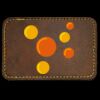 Faux Leather Engravable Patch - Round-Corner Rectangular Thumbnail