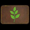 Faux Leather Engravable Patch - Round-Corner Rectangular Thumbnail