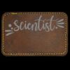 Faux Leather Engravable Patch - Round-Corner Rectangular Thumbnail