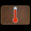 Faux Leather Engravable Patch - Round-Corner Rectangular Thumbnail