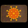 Faux Leather Engravable Patch - Round-Corner Rectangular Thumbnail