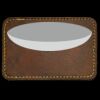 Faux Leather Engravable Patch - Round-Corner Rectangular Thumbnail