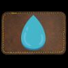 Faux Leather Engravable Patch - Round-Corner Rectangular Thumbnail