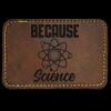 Faux Leather Engravable Patch - Round-Corner Rectangular Thumbnail