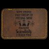 Faux Leather Engravable Patch - Round-Corner Rectangular Thumbnail