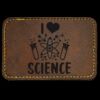 Faux Leather Engravable Patch - Round-Corner Rectangular Thumbnail