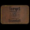 Faux Leather Engravable Patch - Round-Corner Rectangular Thumbnail