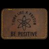 Faux Leather Engravable Patch - Round-Corner Rectangular Thumbnail