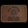 Faux Leather Engravable Patch - Round-Corner Rectangular Thumbnail