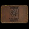Faux Leather Engravable Patch - Round-Corner Rectangular Thumbnail