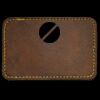 Faux Leather Engravable Patch - Round-Corner Rectangular Thumbnail