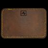 Faux Leather Engravable Patch - Round-Corner Rectangular Thumbnail