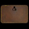 Faux Leather Engravable Patch - Round-Corner Rectangular Thumbnail
