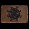 Faux Leather Engravable Patch - Round-Corner Rectangular Thumbnail