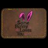 Faux Leather Engravable Patch - Round-Corner Rectangular Thumbnail