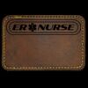 Faux Leather Engravable Patch - Round-Corner Rectangular Thumbnail