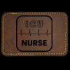 Faux Leather Engravable Patch - Round-Corner Rectangular Thumbnail