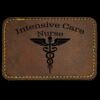 Faux Leather Engravable Patch - Round-Corner Rectangular Thumbnail