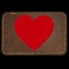 Faux Leather Engravable Patch - Round-Corner Rectangular Thumbnail