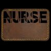 Faux Leather Engravable Patch - Round-Corner Rectangular Thumbnail