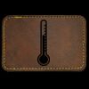 Faux Leather Engravable Patch - Round-Corner Rectangular Thumbnail