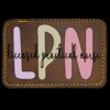 Faux Leather Engravable Patch - Round-Corner Rectangular Thumbnail