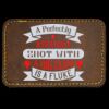 Faux Leather Engravable Patch - Round-Corner Rectangular Thumbnail