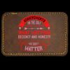 Faux Leather Engravable Patch - Round-Corner Rectangular Thumbnail