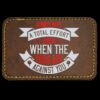 Faux Leather Engravable Patch - Round-Corner Rectangular Thumbnail