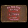 Faux Leather Engravable Patch - Round-Corner Rectangular Thumbnail