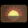 Faux Leather Engravable Patch - Round-Corner Rectangular Thumbnail