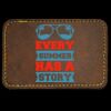Faux Leather Engravable Patch - Round-Corner Rectangular Thumbnail