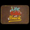 Faux Leather Engravable Patch - Round-Corner Rectangular Thumbnail