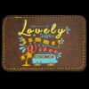 Faux Leather Engravable Patch - Round-Corner Rectangular Thumbnail