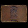 Faux Leather Engravable Patch - Round-Corner Rectangular Thumbnail
