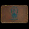 Faux Leather Engravable Patch - Round-Corner Rectangular Thumbnail