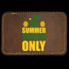Faux Leather Engravable Patch - Round-Corner Rectangular Thumbnail