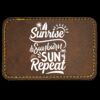 Faux Leather Engravable Patch - Round-Corner Rectangular Thumbnail