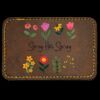 Faux Leather Engravable Patch - Round-Corner Rectangular Thumbnail