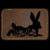 Faux Leather Engravable Patch - Round-Corner Rectangular Thumbnail
